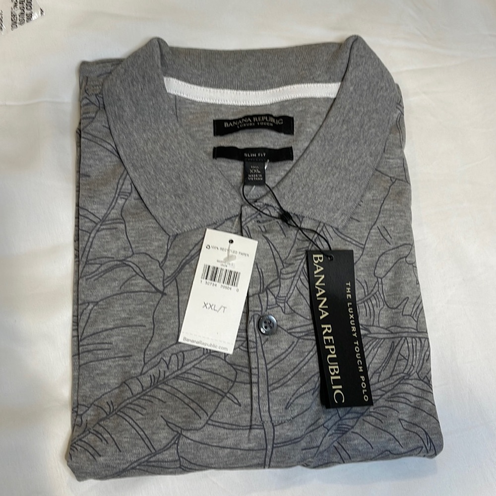 Banana Republic Luxury Touch Polo Slim XXL Tall